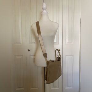 Joe Fresh beige holder bag purse